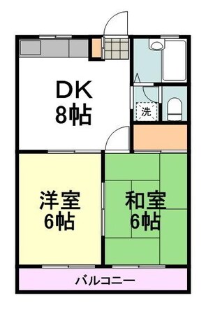 国立コーポラスの物件間取画像